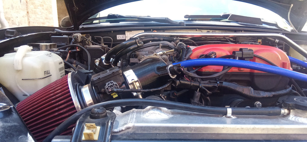 miata NB short cold air intake 75 degrees