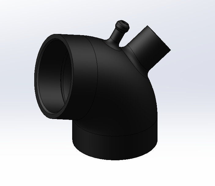 miata NB short cold air intake 75 degrees