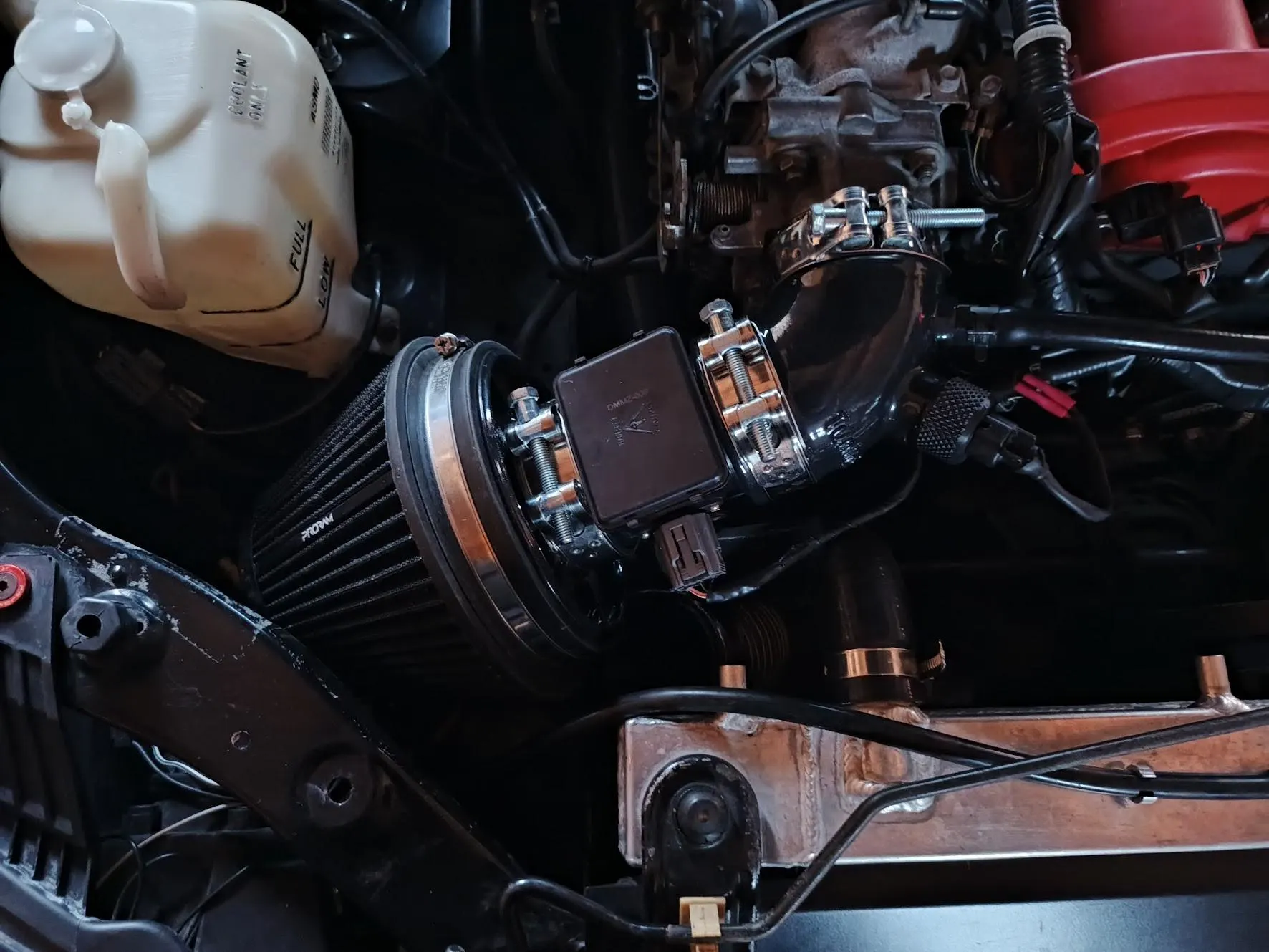 Velocity stack addon for Cold Air Intake V.2