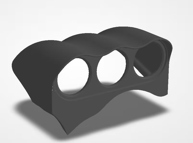 Mazda MX-5 NB Triple Gauge Pod – 3x 52mm Dashboard Mount (1998-2005)