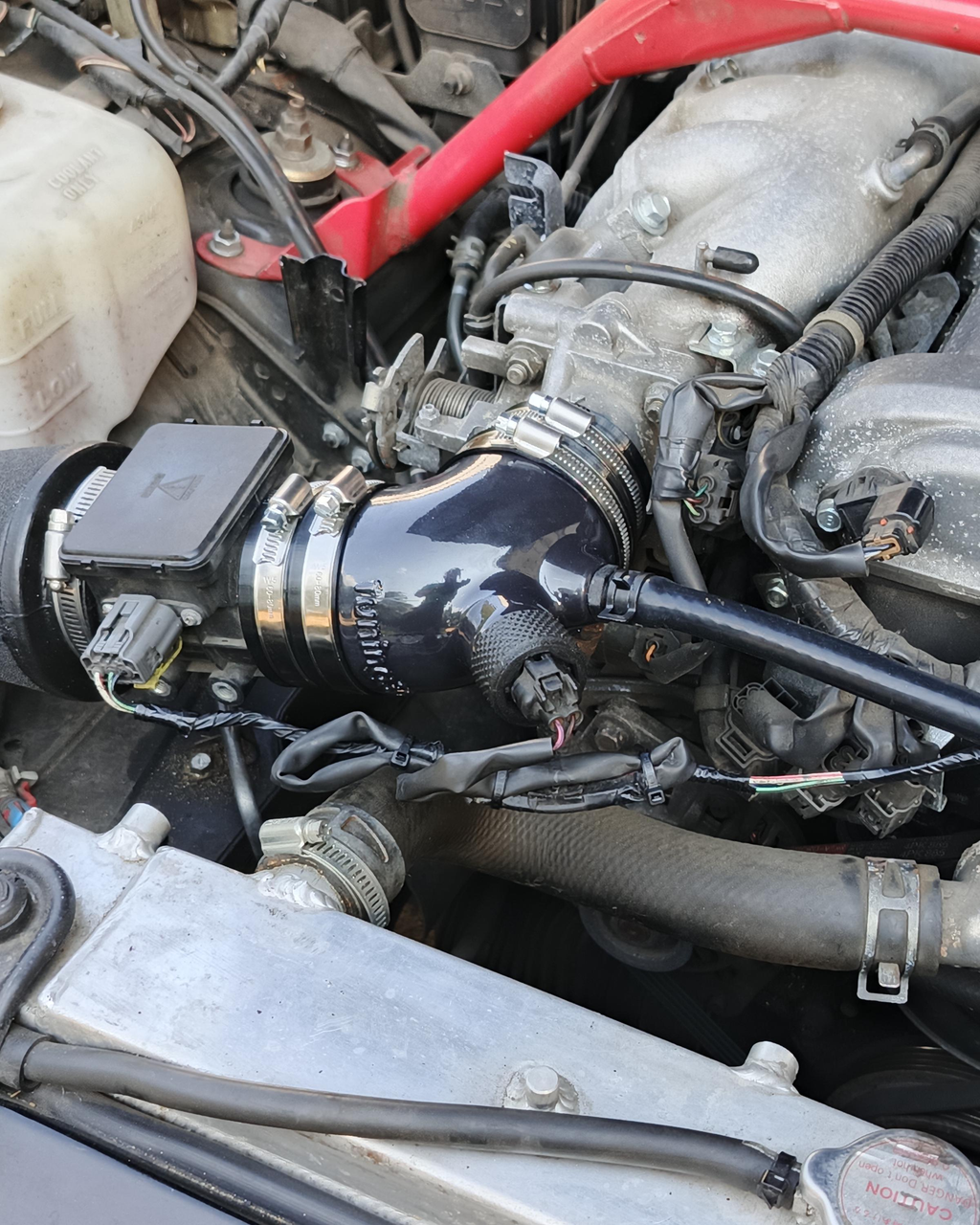 Mazda MX-5 Miata NB/NBFL Cold Air Intake – OEM & 64mm throttle body, 1998–2005