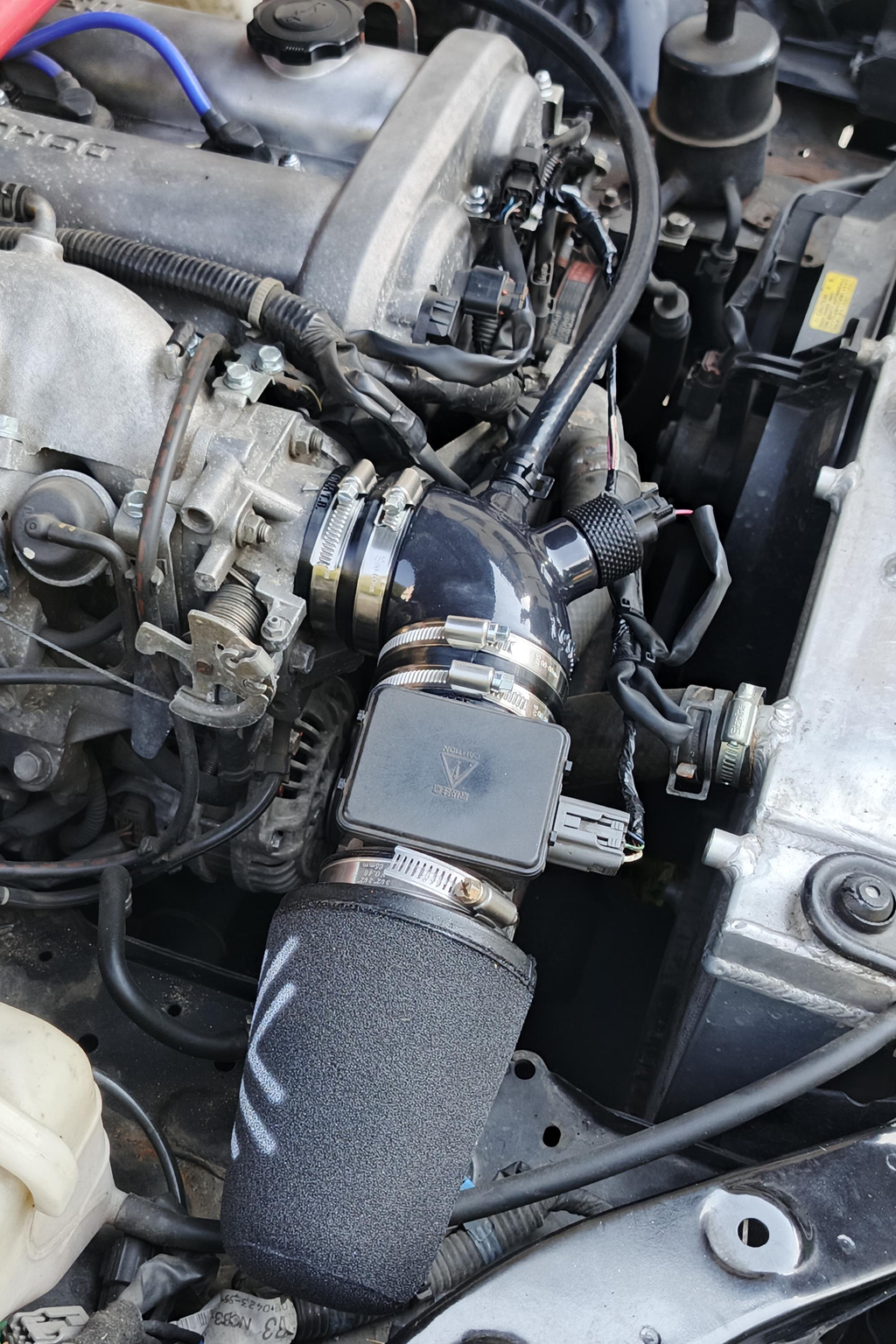 Mazda MX-5 Miata NB/NBFL Cold Air Intake – OEM & 64mm throttle body, 1998–2005