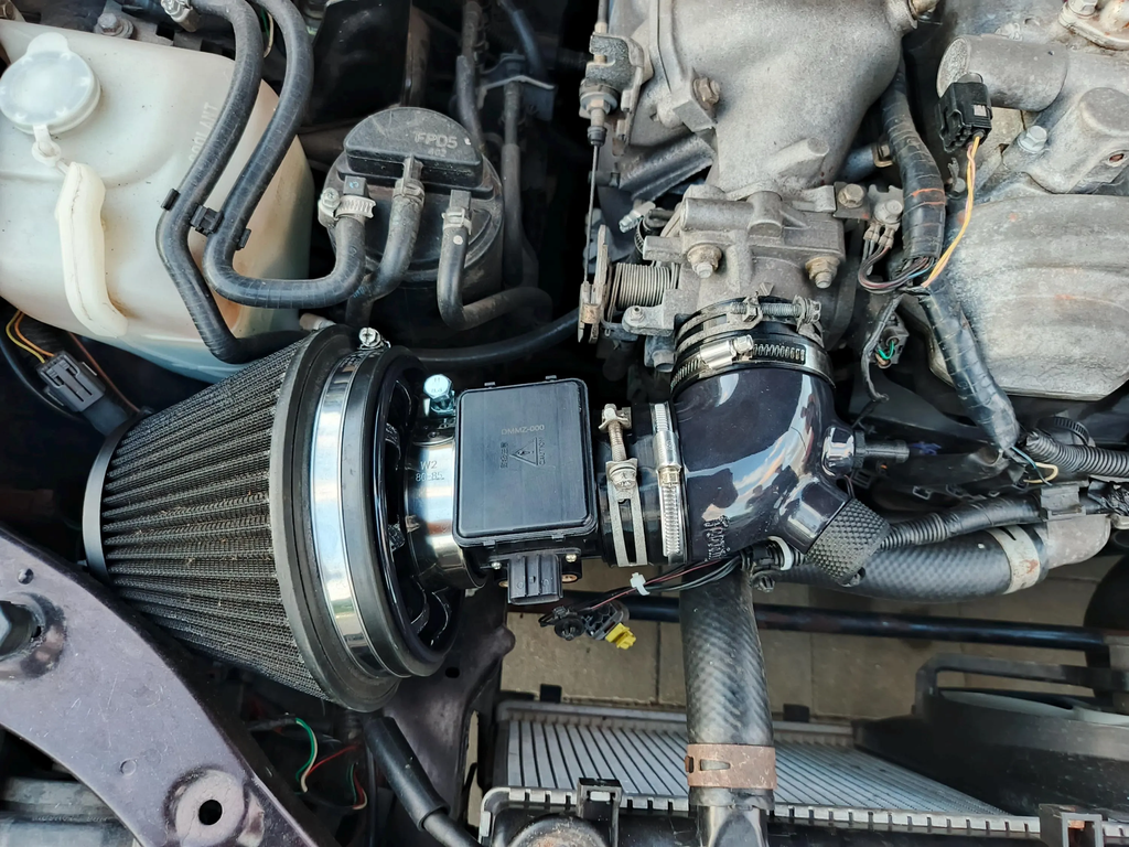 Mazda MX-5 Miata NB/NBFL Cold Air Intake – OEM & 64mm throttle body, 1998–2005